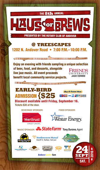 2016 Haus of Brews Flyer 2016 Haus of Brews Flyer